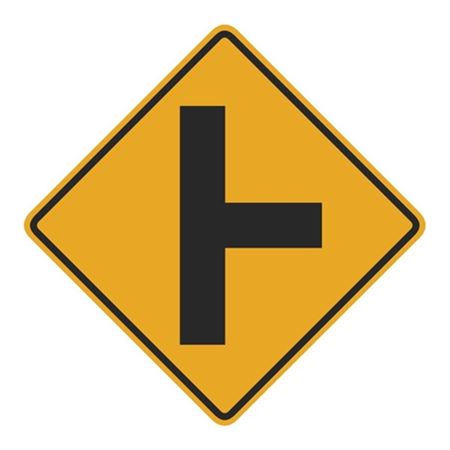 T Junction (Graphic) Sign    24 x 24
